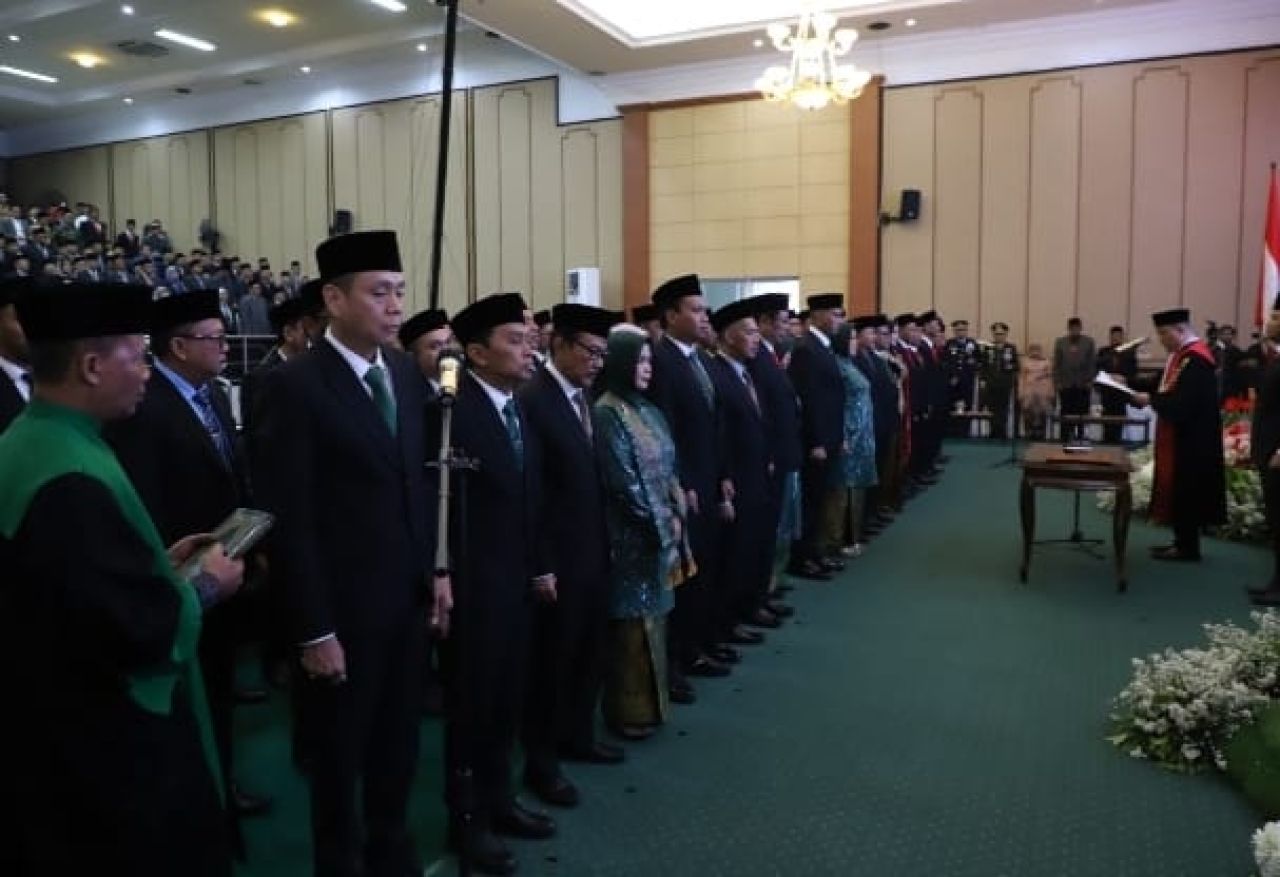 50 Anggota DPRD Jombang  2024 -2029 Ucapkan Sumpah Janji Jabatan