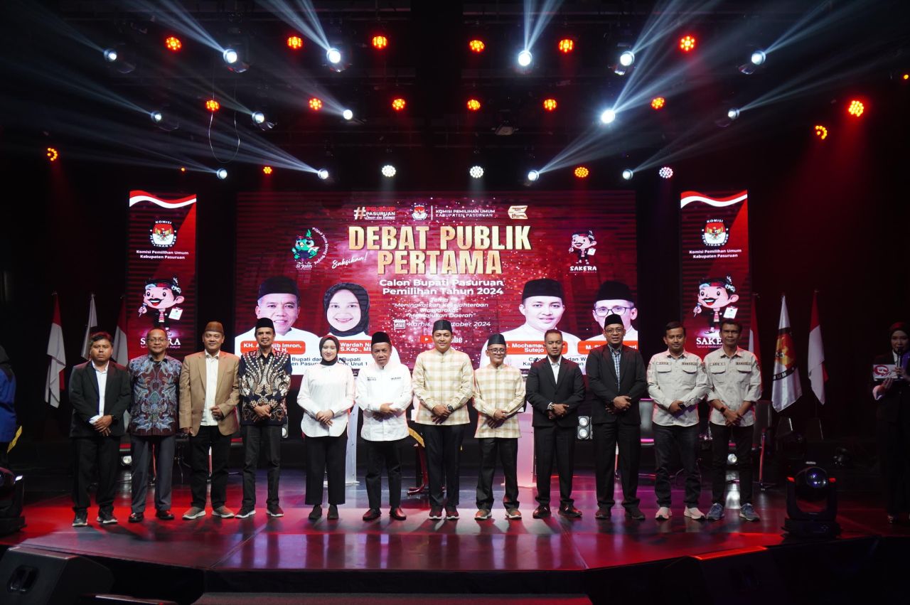 Acara debat dua Paslon yang digelar di Surabaya