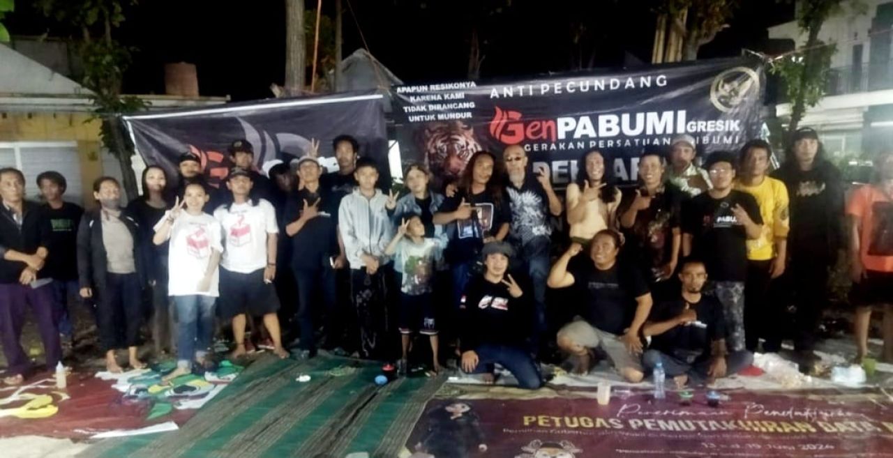 Sosialisasi dan deklarasi bumbung kosong di Swan Lake Pondol Pertama Suci
