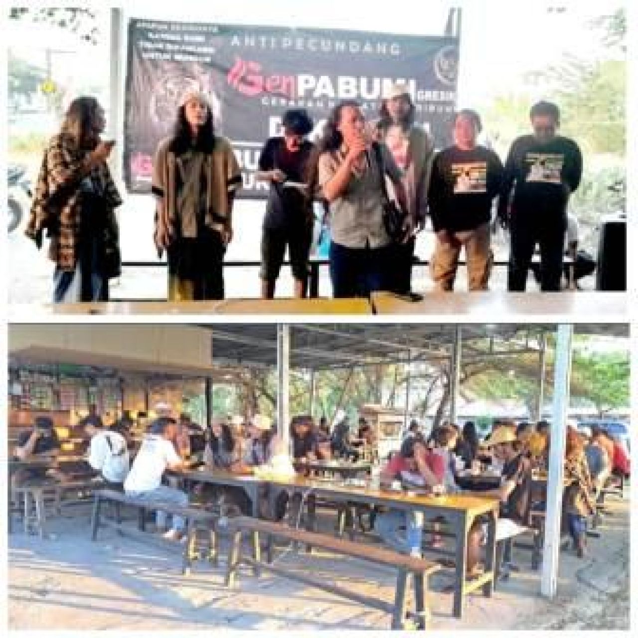 Deklarasi coblos Kotak Kosong di Cerme