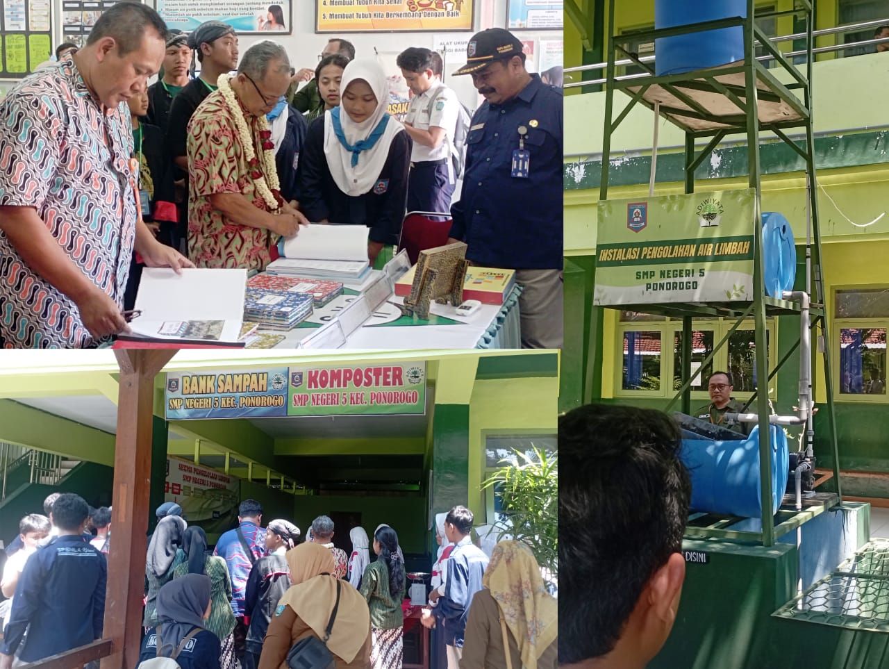 Tim Visitasi Sekolah Sehat Kunjungi SMPN 5 Ponorogo
