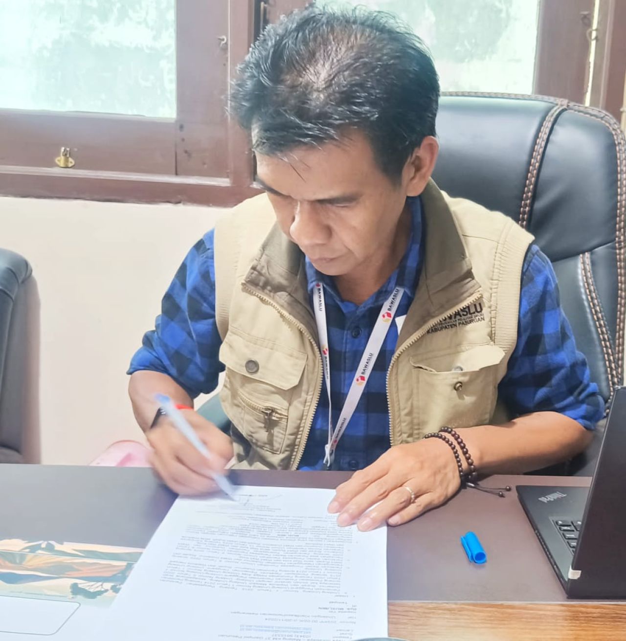 Arie Yunianto Ketua Bawaslu Kabupaten Pasuruan