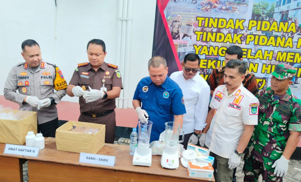 Pemusnahan barang bukti (BB) perkara pidana umum di Kejari Kabupaten Pasuruan