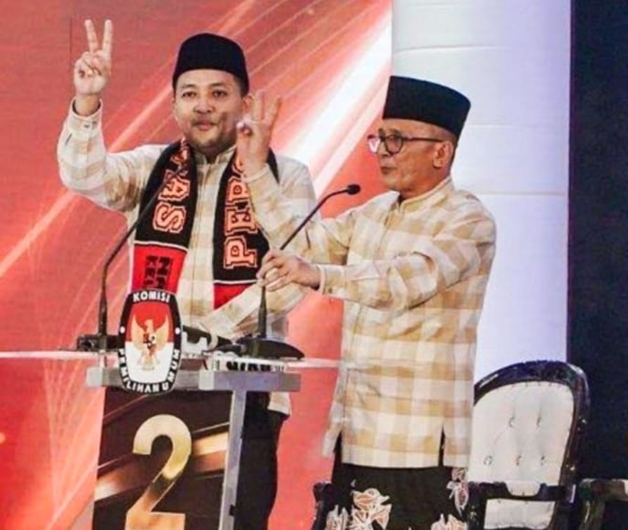 Paslon Bupati RUBIH saat debat publik