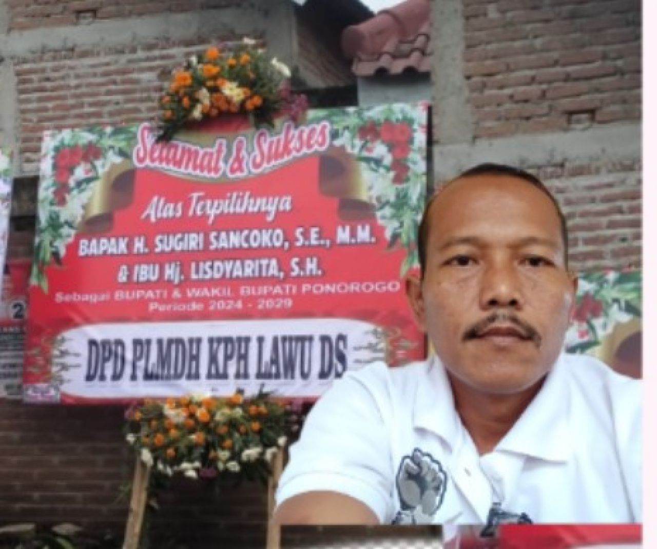 Dzulhijjah Fajar Ketua DPD PLMDH Lawu Ds