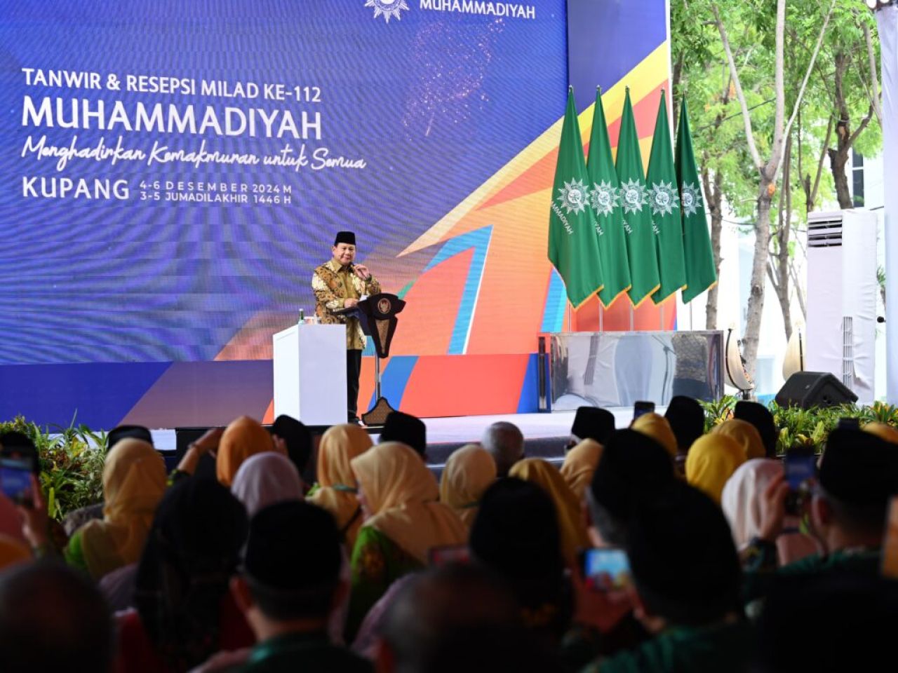 Presiden Prabowo Subianto secara resmi membuka Sidang Tanwir dan Resepsi Milad ke-112 Muhammadiyah
