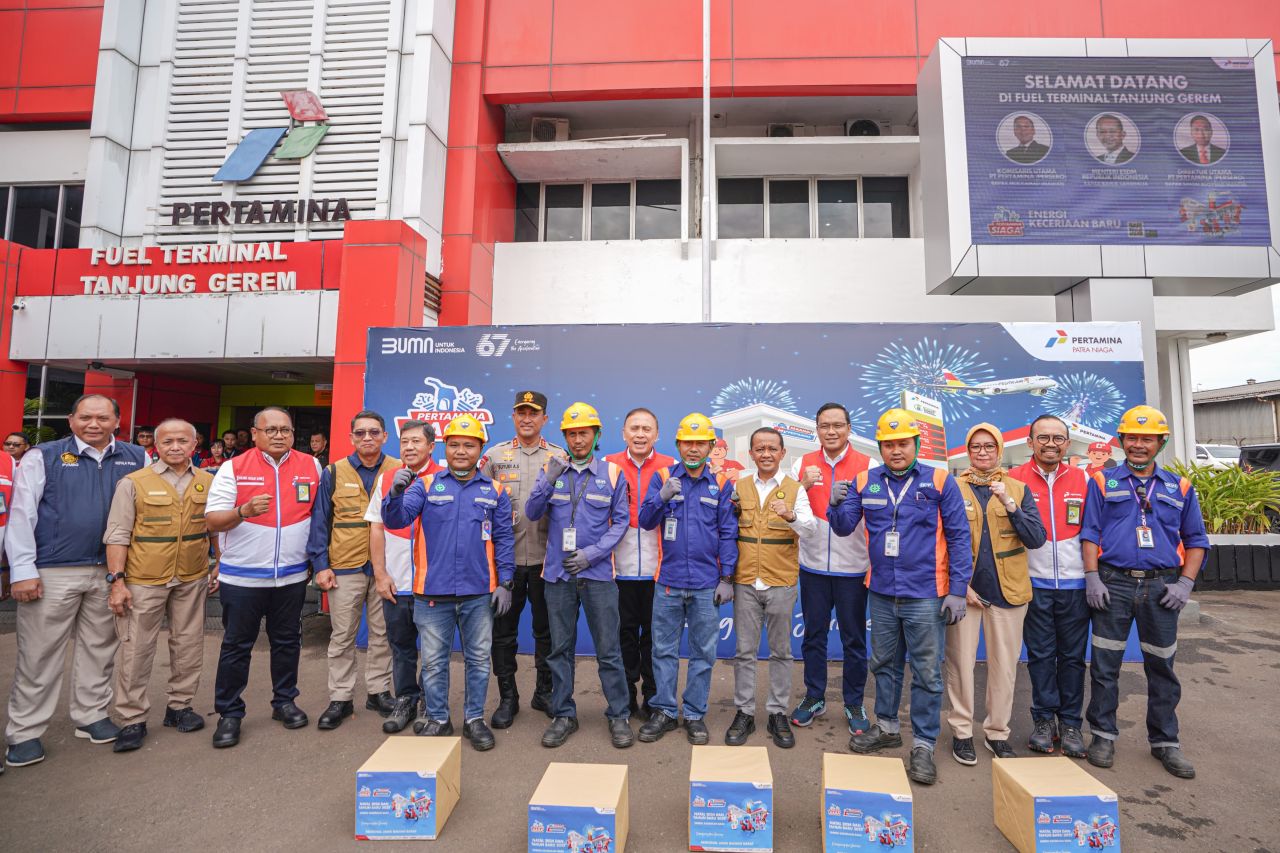 Kunjungi Terminal BBM Tanjung Gerem, Menteri ESDM Apresiasi Kesiapan Nataru Pertamina