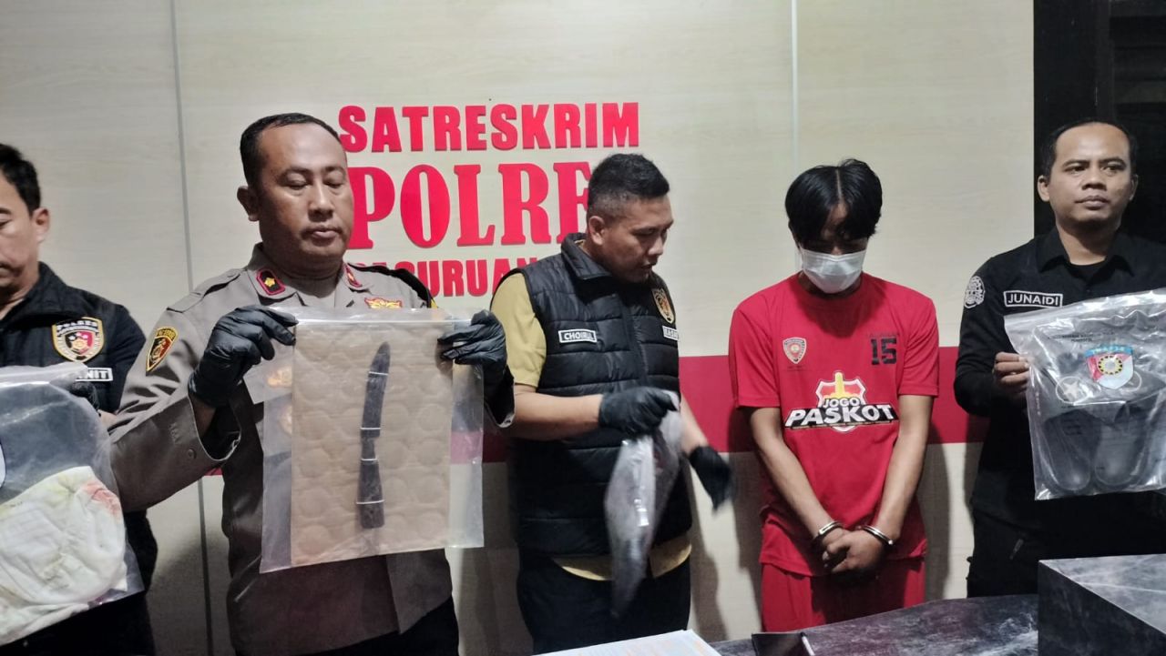 Pelaku berhasil diamankan petugas