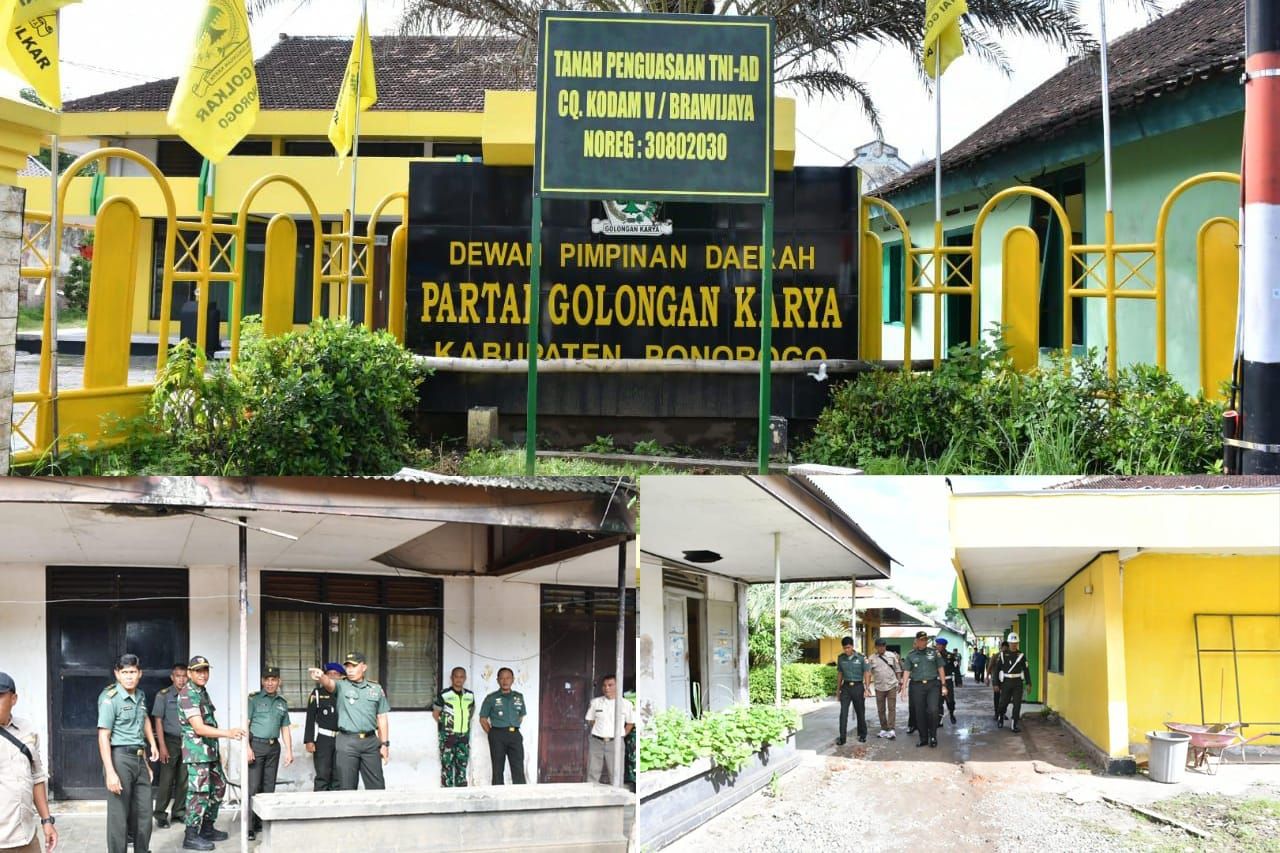 Amankan Aset Tanah Milik TNI AD, Dandim Ponorogo Pasang Plang