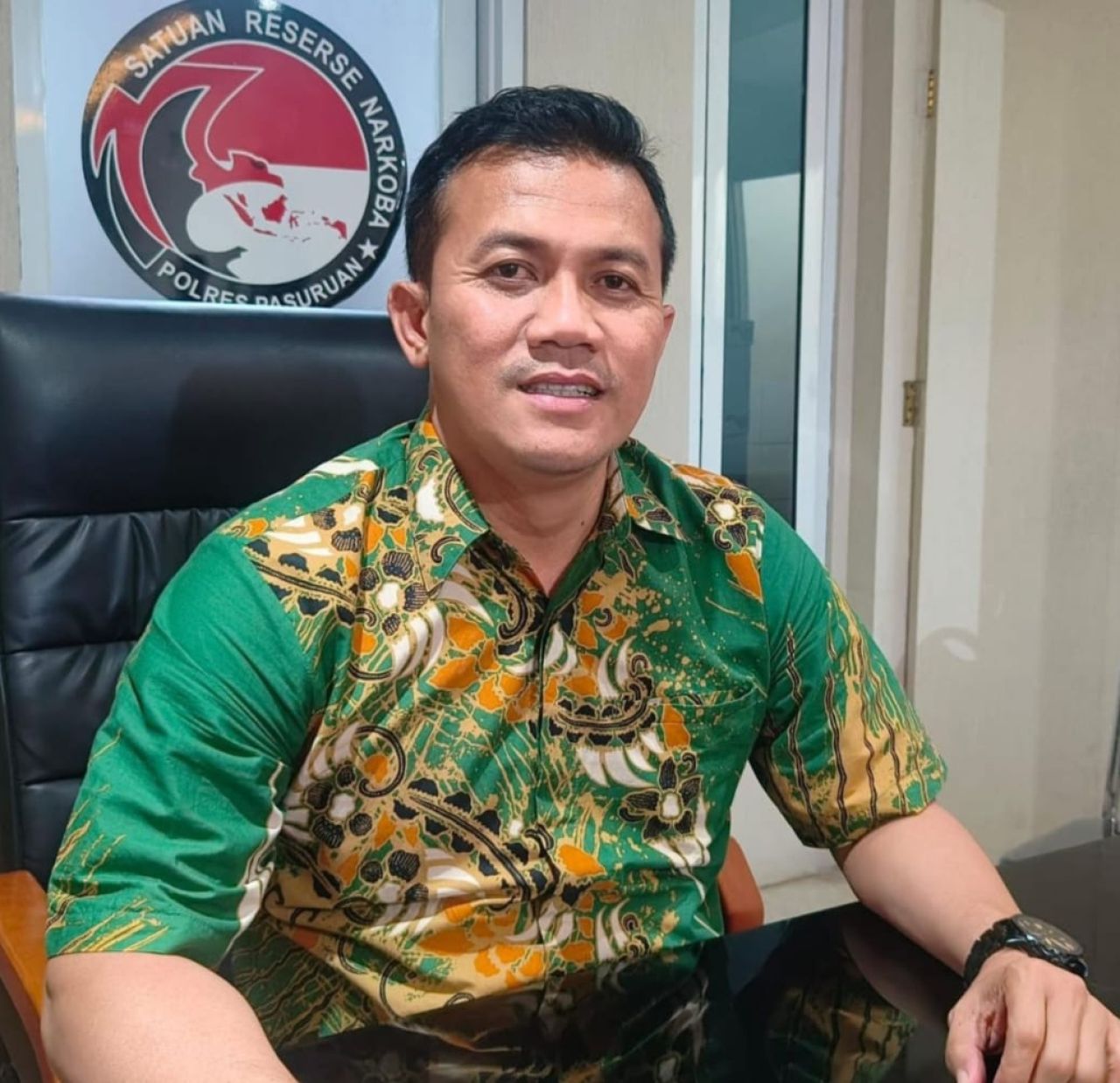 Kasat Reskoba Polres Pasuruan Iptu Agus Yulianto