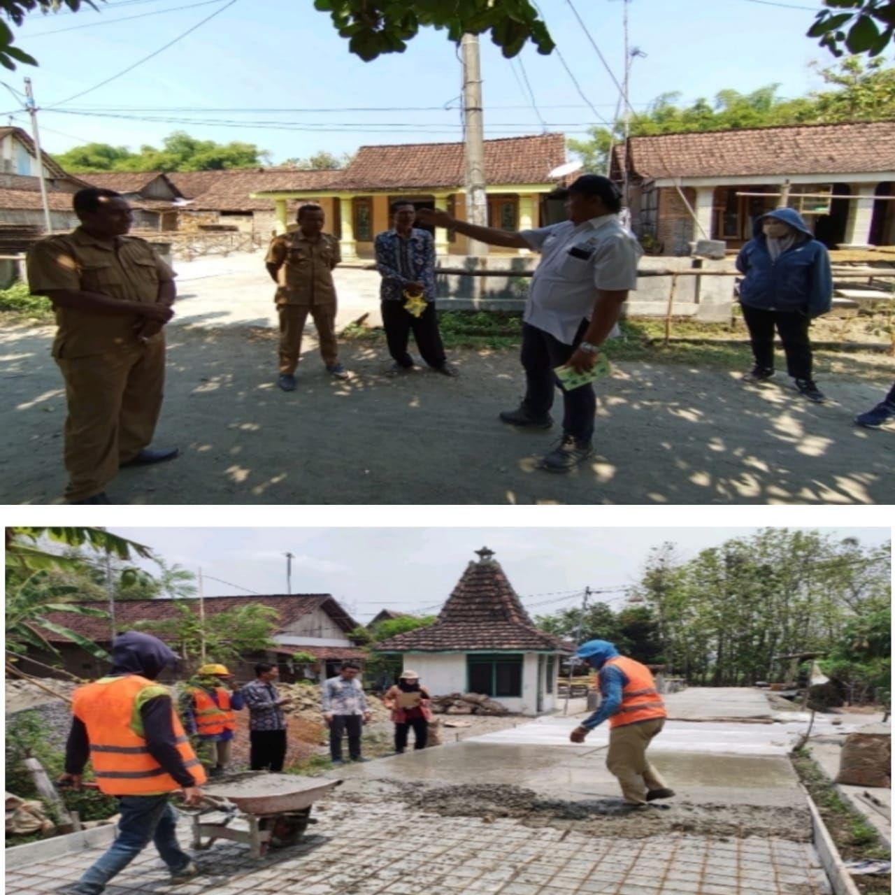 Dinas Perkim Jombang Tengah Melaksanakan Program Pembangunan Perdesaan Dengan Pendekatan Melalui Tribina