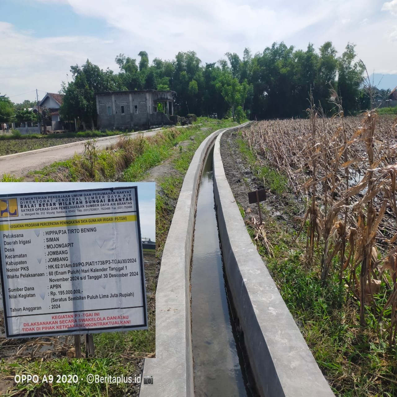 Kades Mojongapit Berterimakasih kepada Dinas Yang Telah Memberi Program P3-TGAI 2024