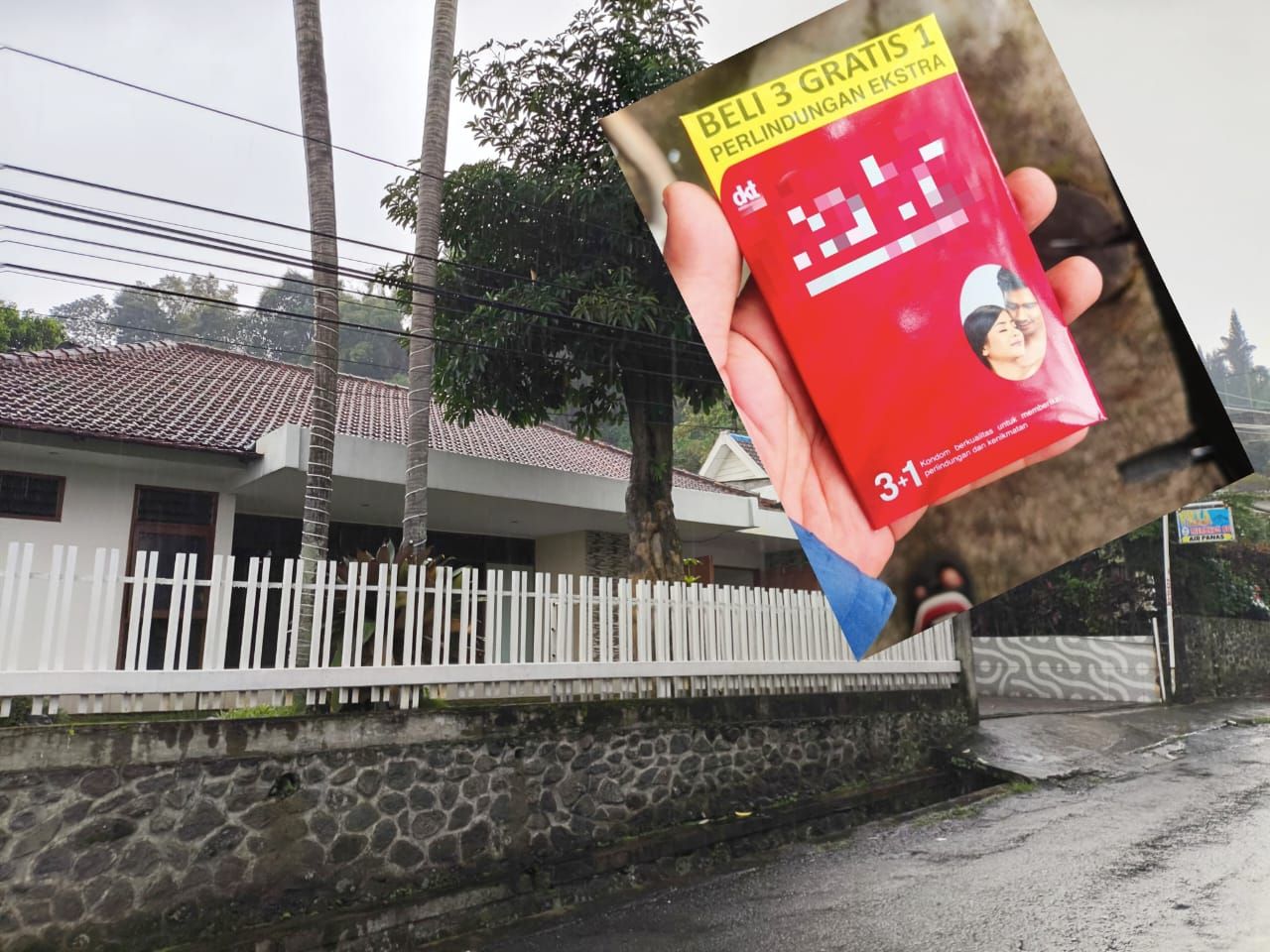 Sewa Villa di kawasan Tretes mulai naik jelang pergantian tahun. Inzet : Alat kontrasepsi atau kondom
