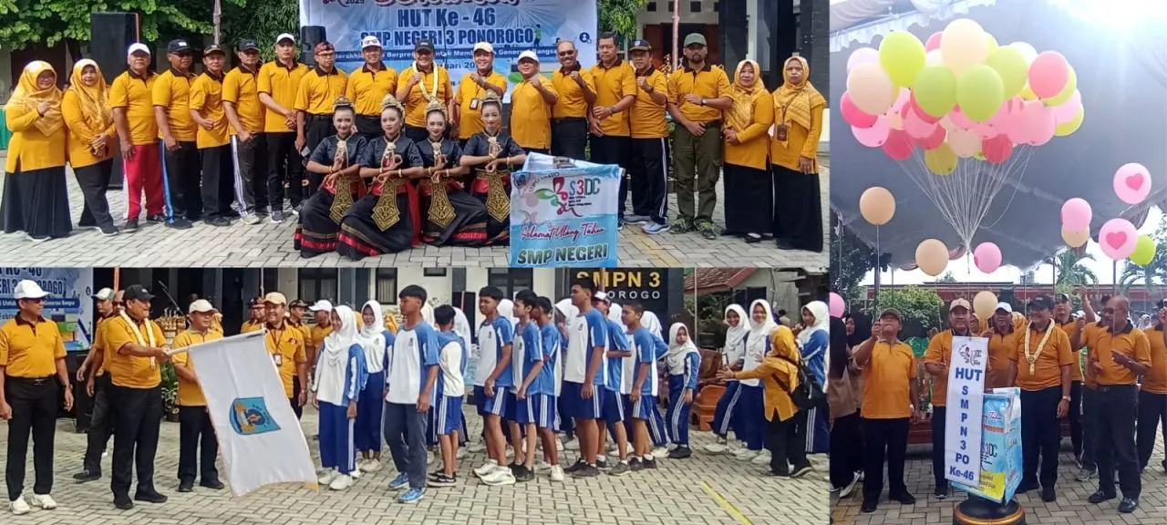 Sukses HUT ke-46 SMPN 3 Ponorogo, Kadindik Apresiasi Siswa SMPN 3 Penuh Prestasi