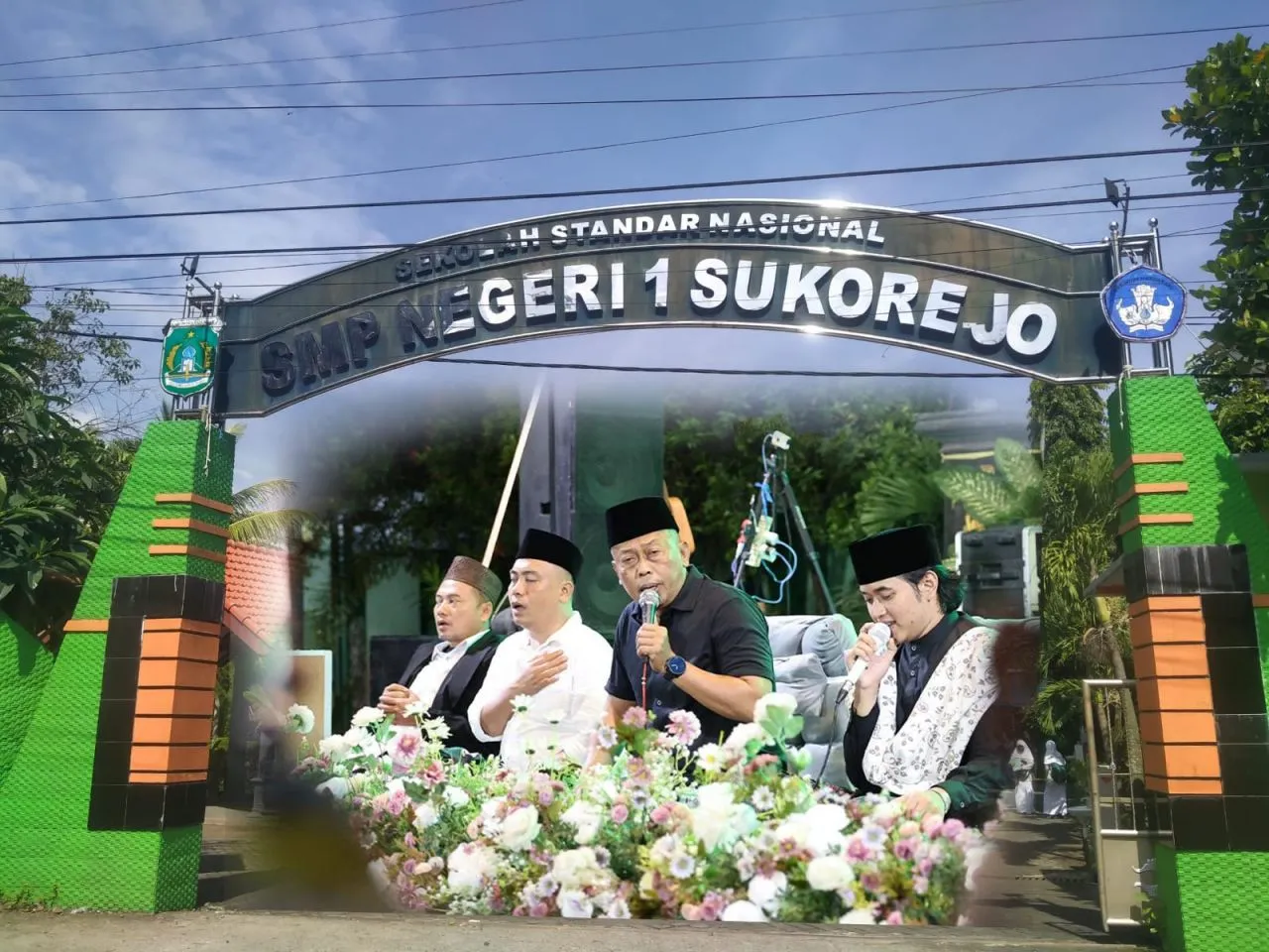 Bupati Sugiri Hadiri Reuni akbar dan Halal Bi Halal Alumni ’98 SMPN 1 Sukorejo