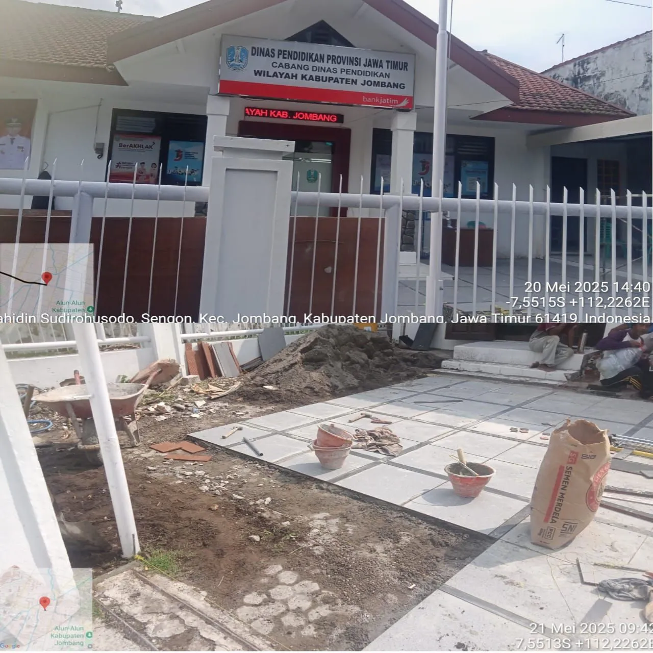 Proyek Dinas Pendidikan Jombang Diduga Langgar Aturan Keterbukaan Informasi Publik