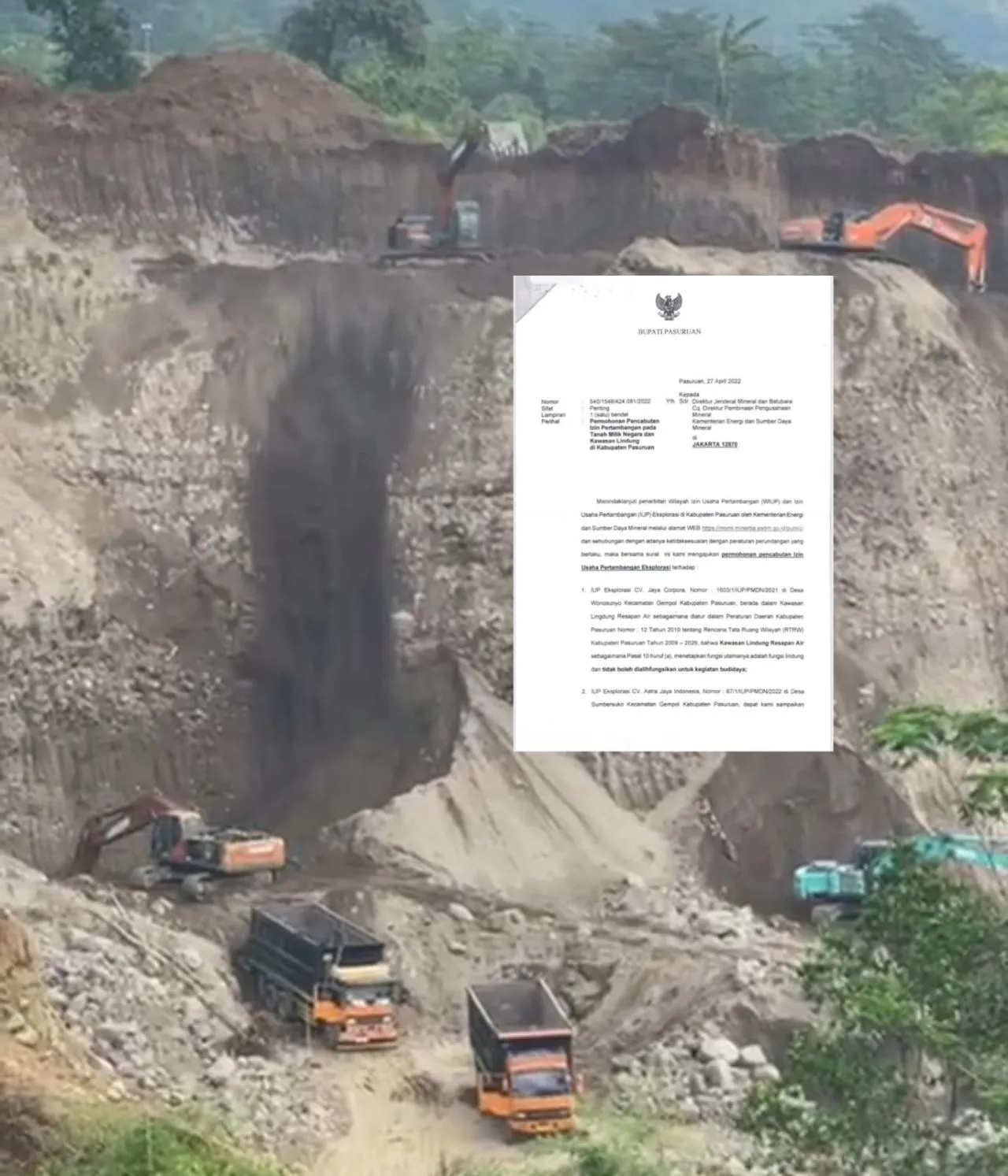 Mantan Bupati Pasuruan, Irsyad Yusuf Pernah Ajukan Pencabutan Izin Tambang Milik Dua CV