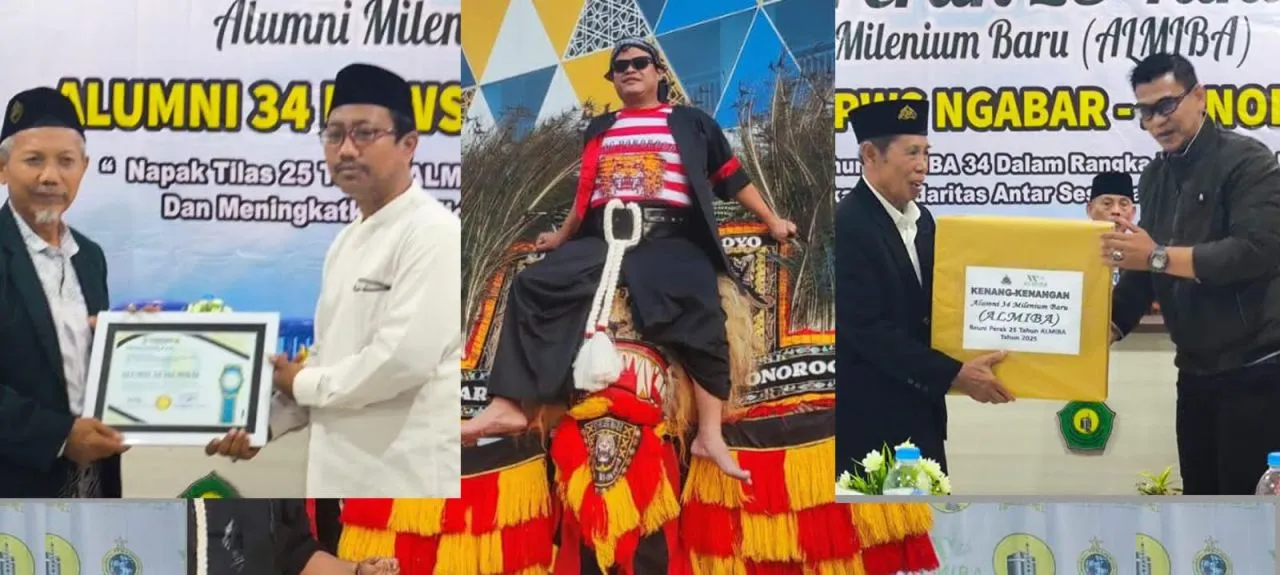 Reuni Perak Almiba 34 Ponpes Wali Songo Ngabar tampil "Luar Biasa"