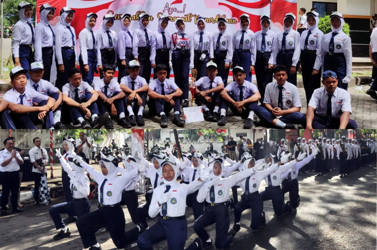 MTsN 2 Ponorogo Raih Juara Harapan 1 Lomba Gerak Jalan Pelajar