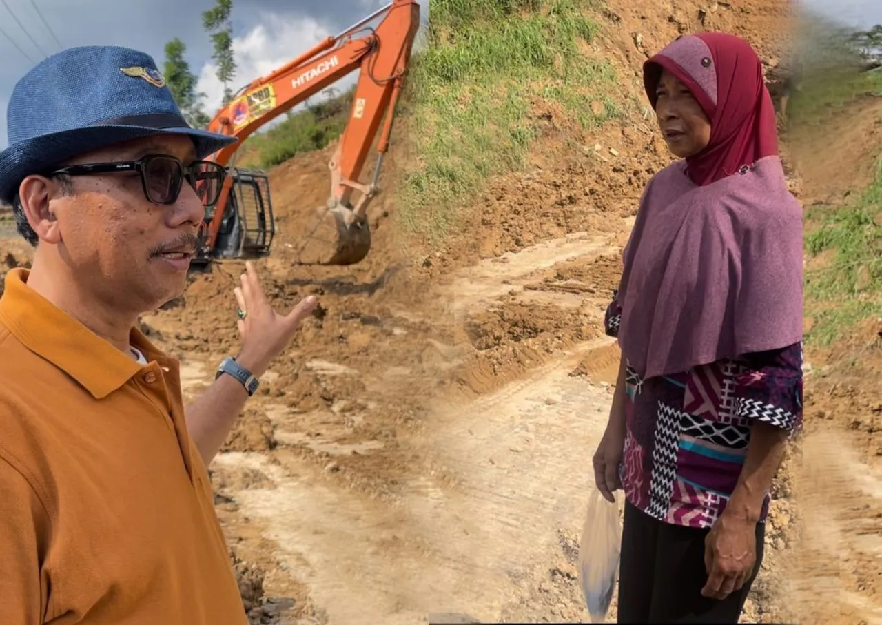 Kang Suli Da’im Kunjungi Lokasi Longsor di Desa Wagir Kidul Kecamatan Pulung