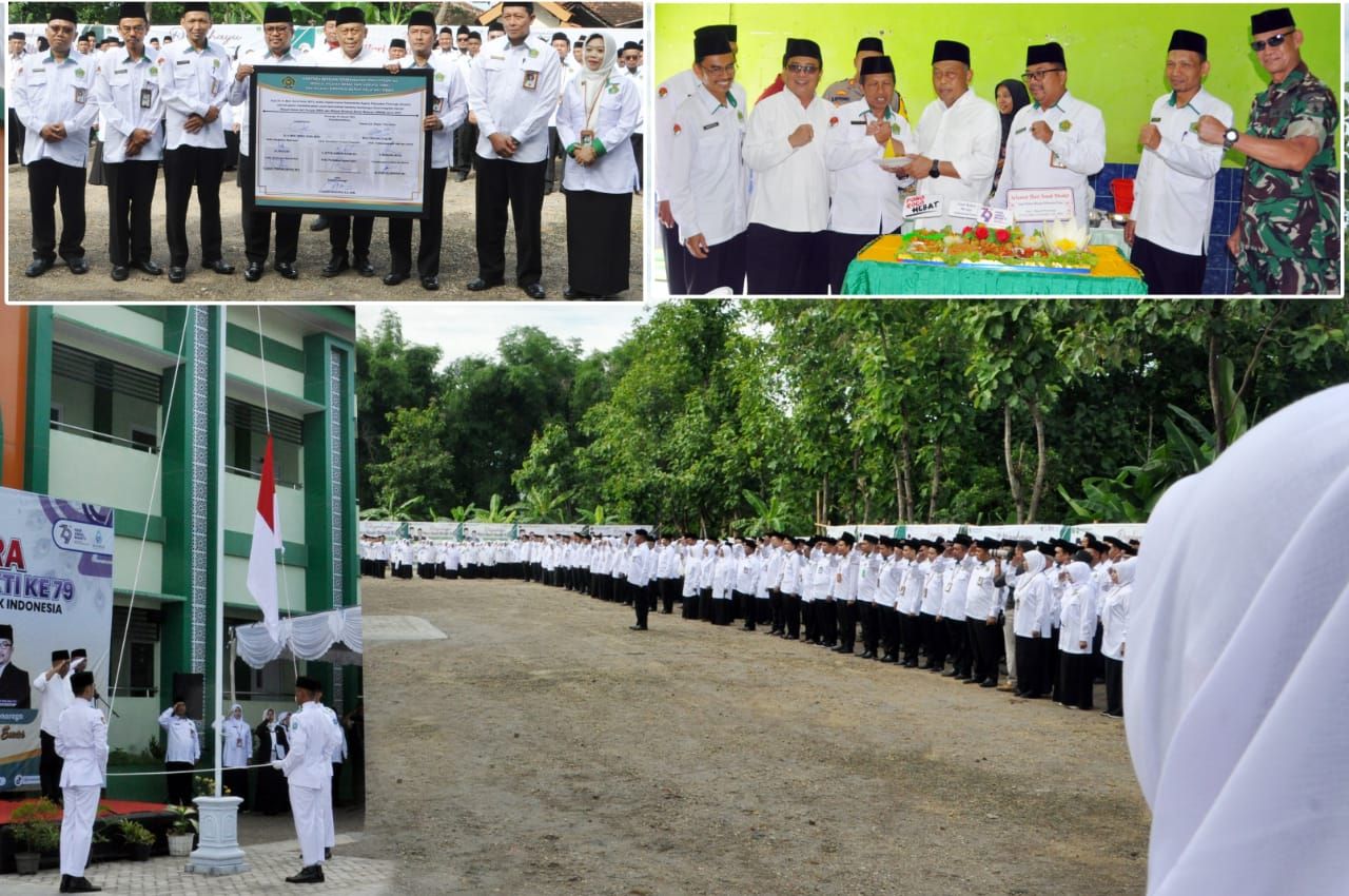 Upacara Hari Amal Bhakti ke-79 Kemenag Ponorogo, Usung Tema Umat Rukun Menuju Indonesia Emas