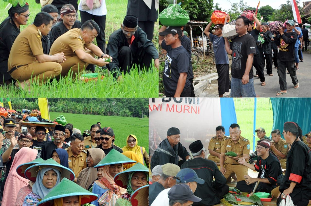 Uri-Uri Tradisi Desa Mojorejo Gelar Sedekah Bumi Dihadiri Bupati Sugiri