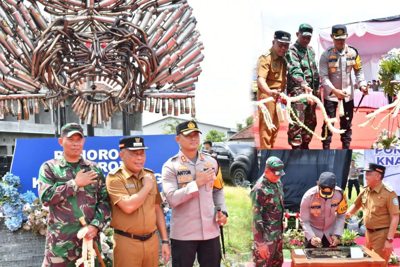 Dandim Ponorogo Hadiri Peresmian Monumen Ponorogo Zero Knalpot Brong