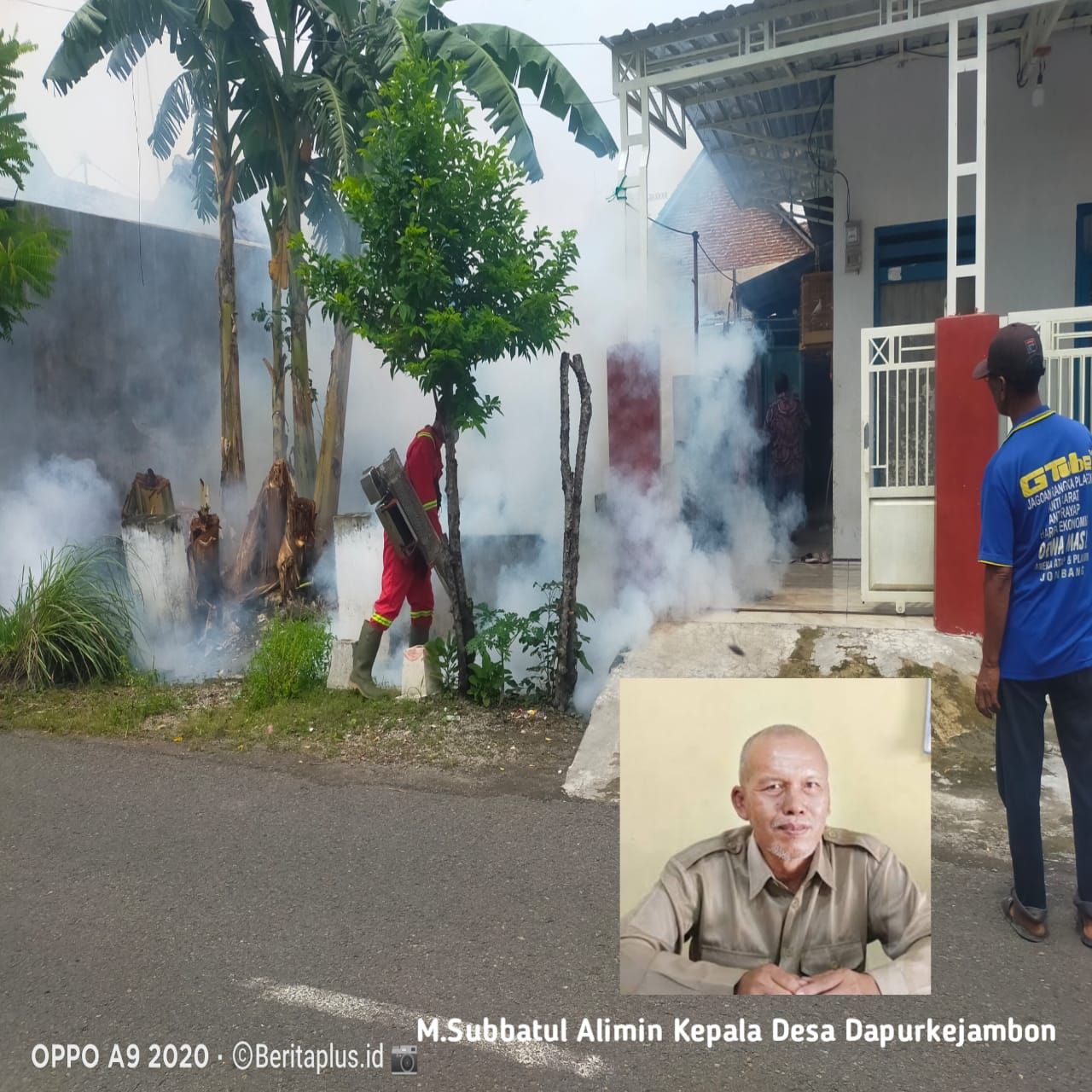 Pemdes Dapurkejambon Gelar Fogging Untuk Cegahan Penyebaran Virus Demam Berdarah