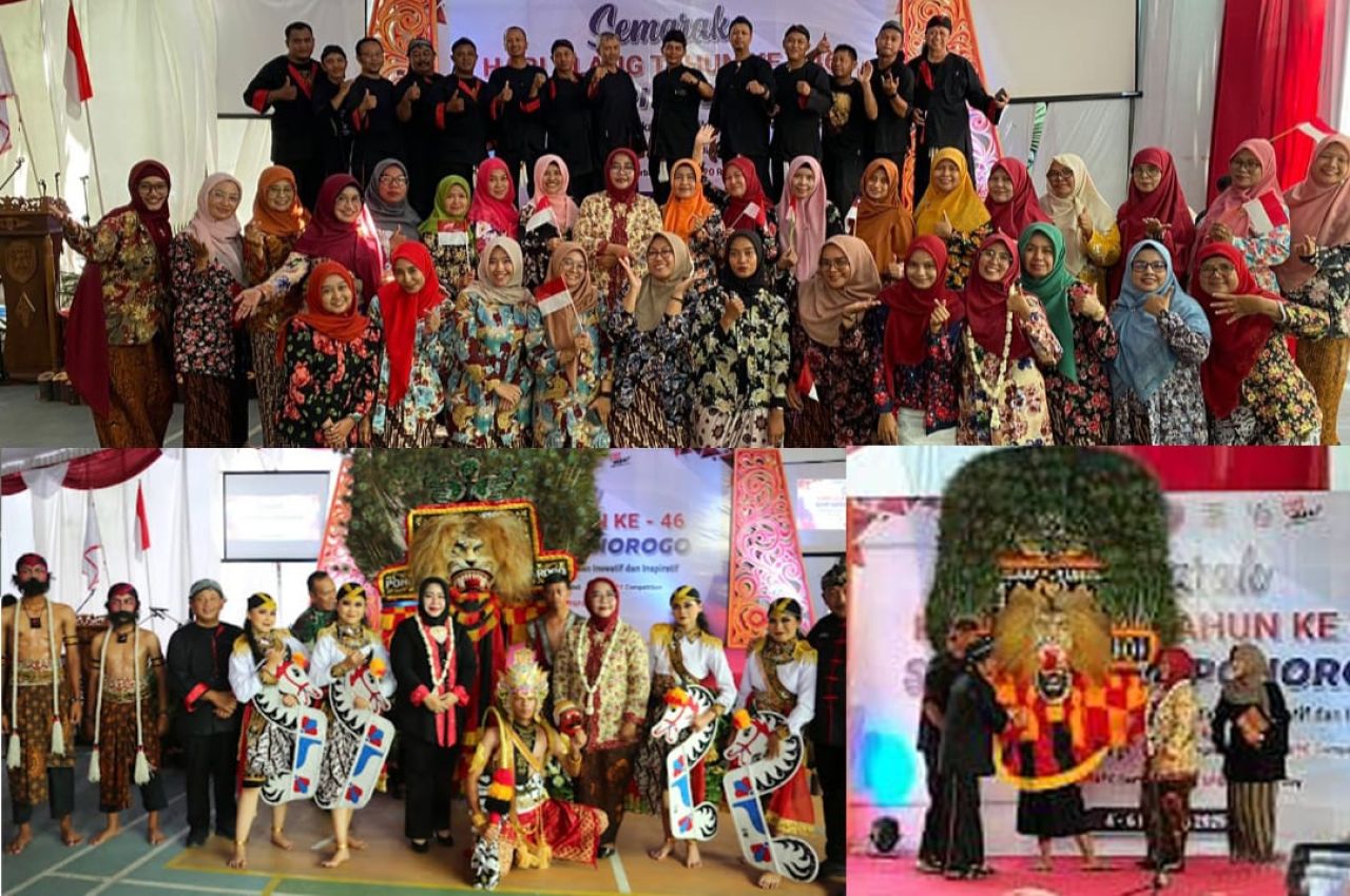 Bertabur Inovatif HUT ke-46 SMP Negeri 4 Ponorogo Dihadiri Wakil Bupati