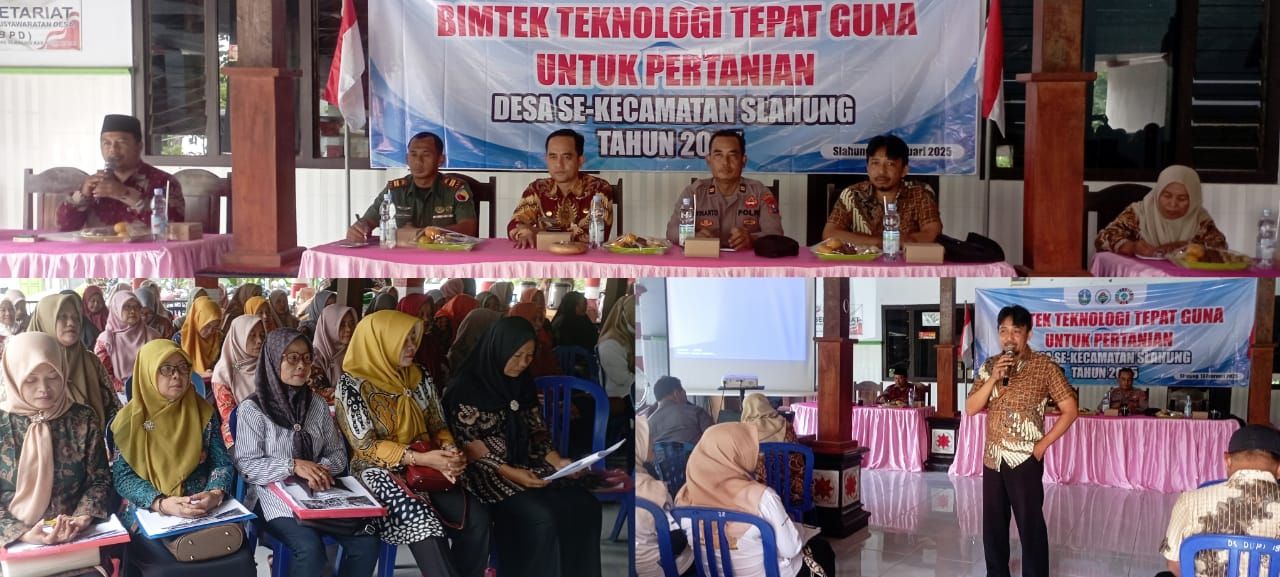 Tingkatkan Ketahanan Pangan Lurah se-Kecamatan Slahung Gelar Bimtek Pertanian