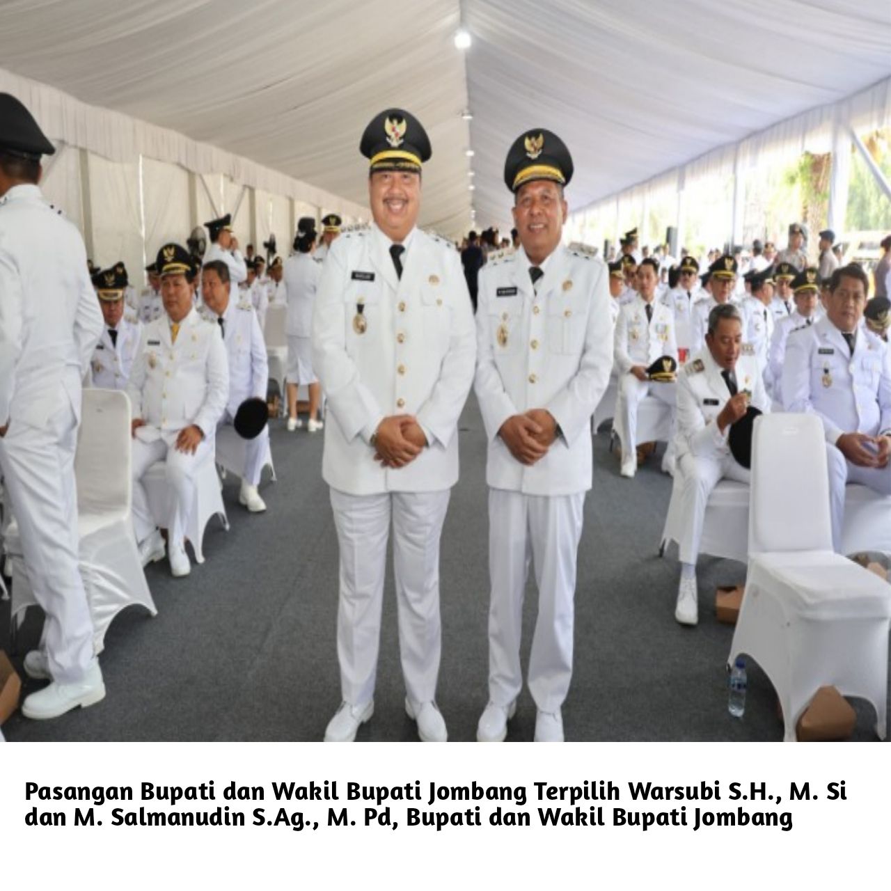 Pasangan Bupati dan Wakil Bupati Jombang Resmi Dilantik Presiden Prabowo