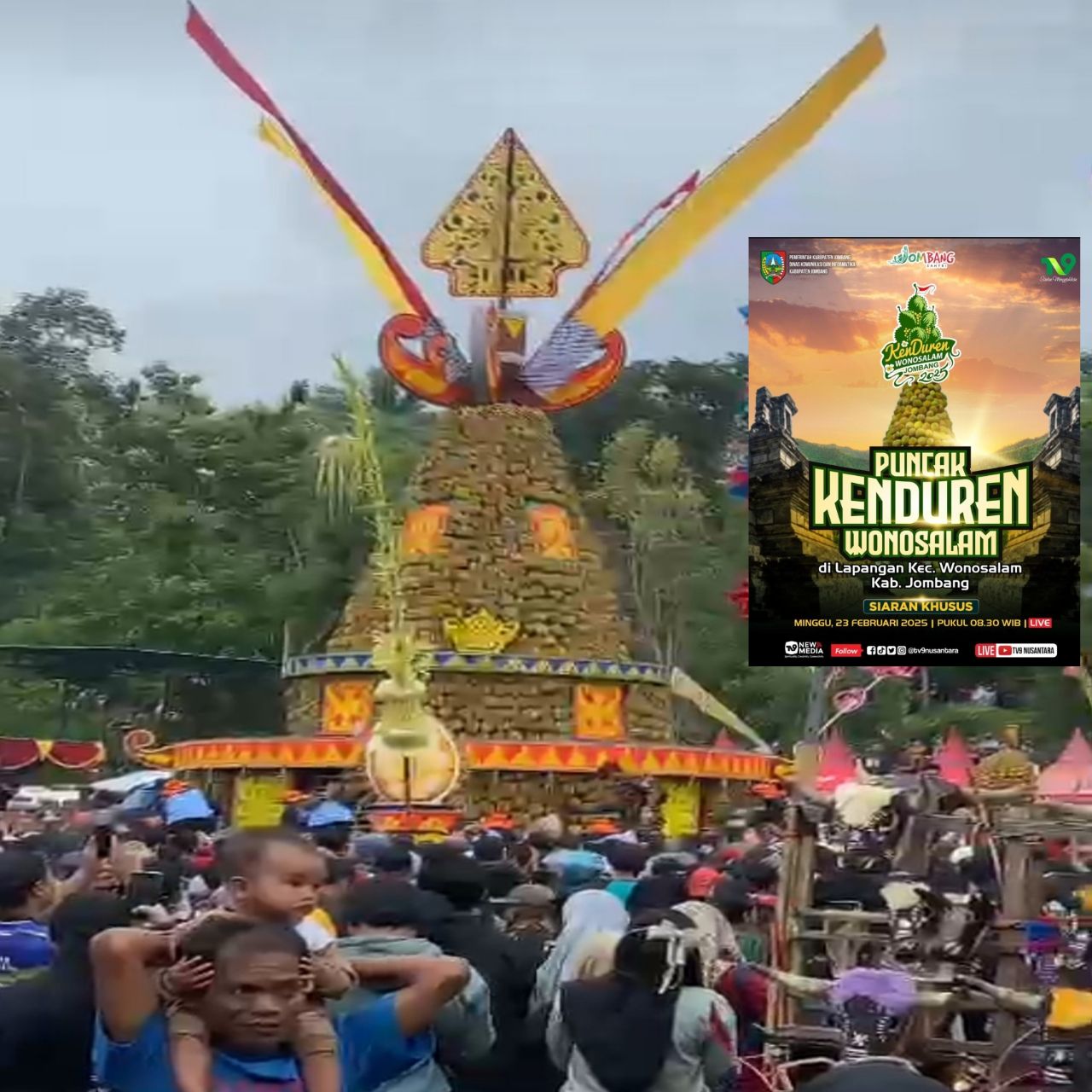 Festival Tahunan KenDuren Wonosalam 2025 Dihadiri Salmanudin Wakil Bupati Jombang