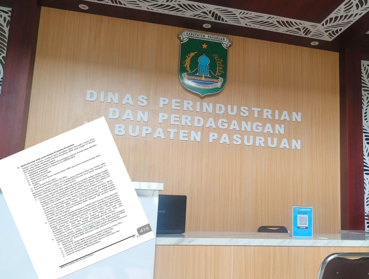 Kantor Disperindag Kabupaten Pasuruan