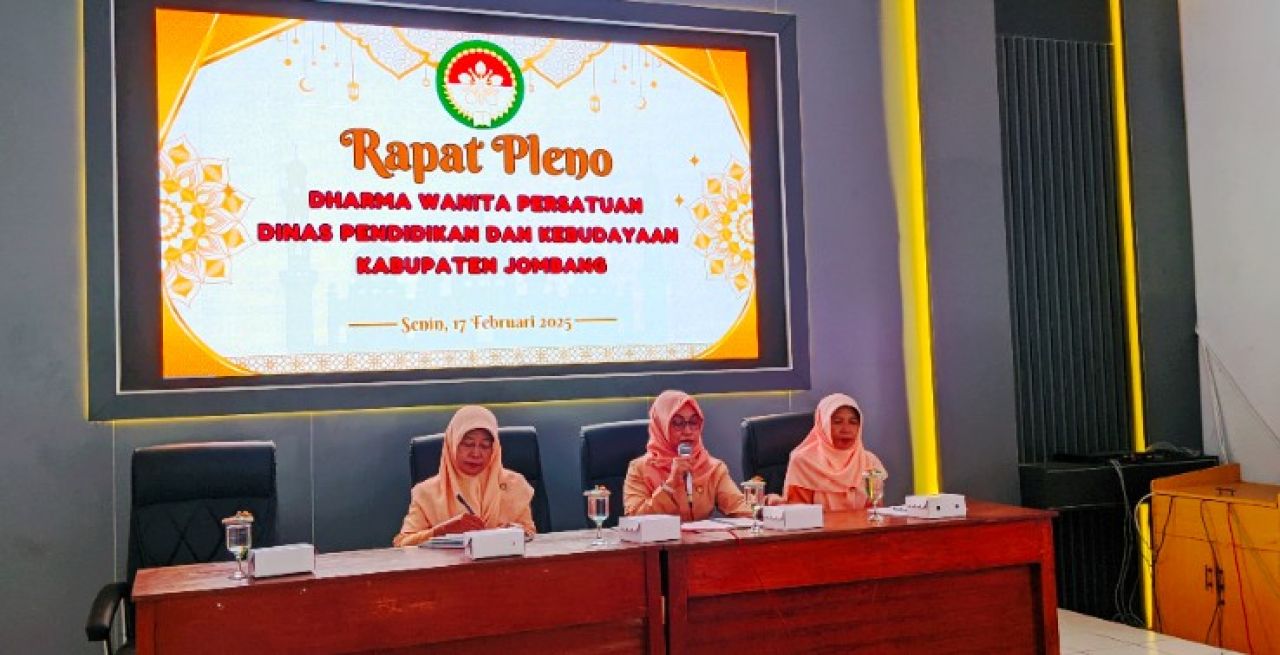 Sambut Ramadhan 1446 H, Rapat Pleno DWP Disdikbud Jombang, Diisi Dengan Kegiatan Megengan