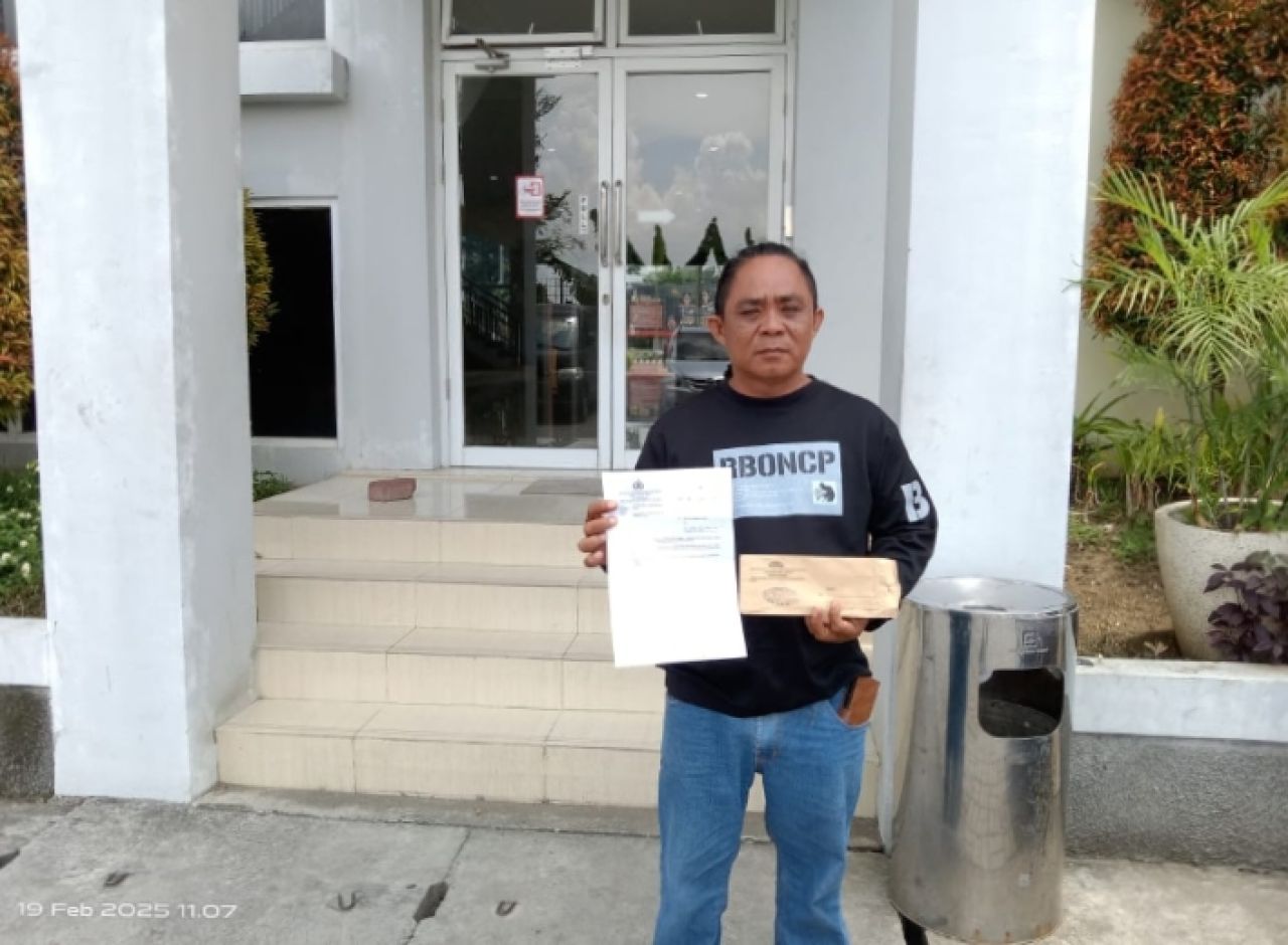 Aris Gunawan di Polres Gresik