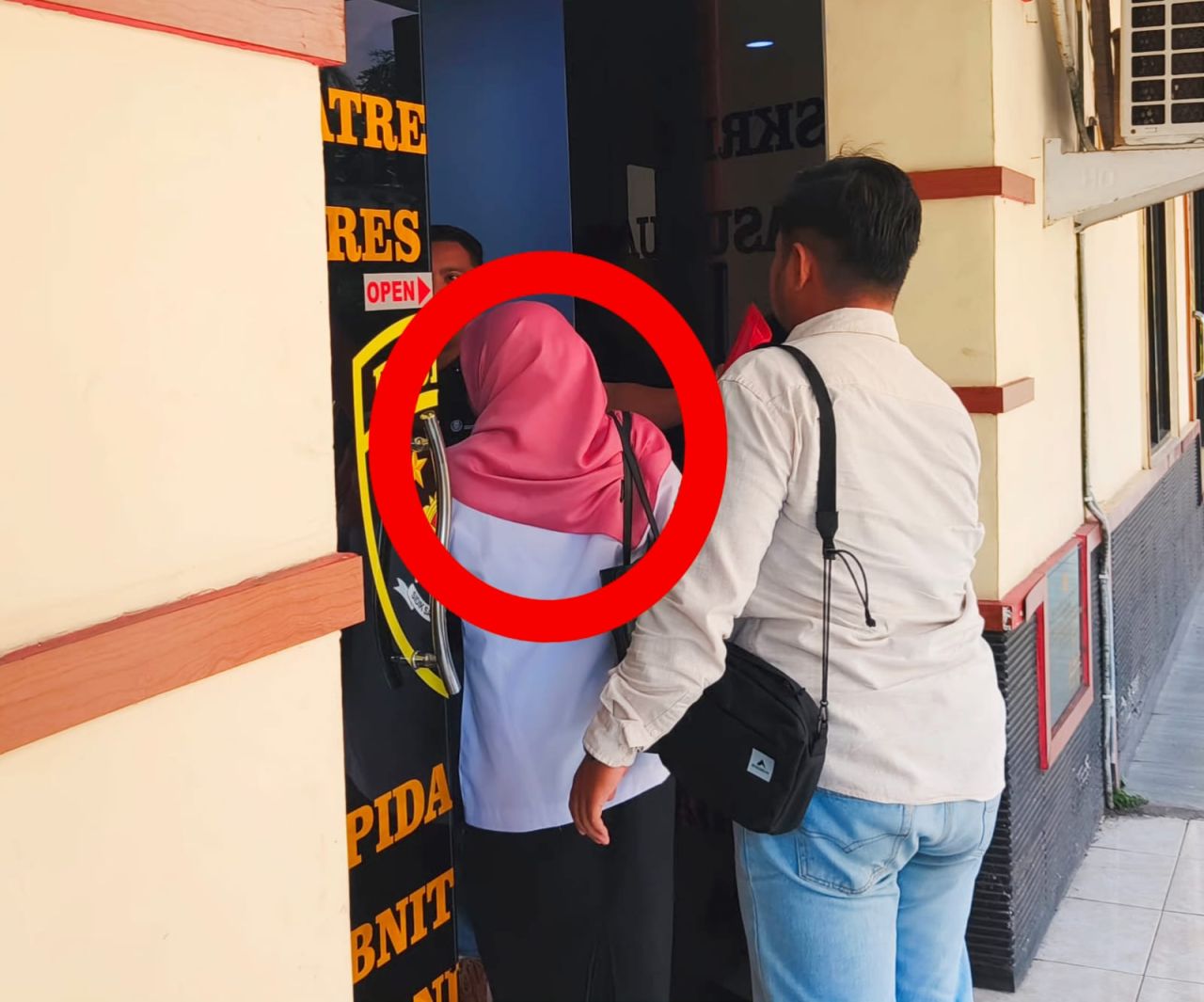 Sunariyah Kades Nogosari usai dikonfrontir penyidik