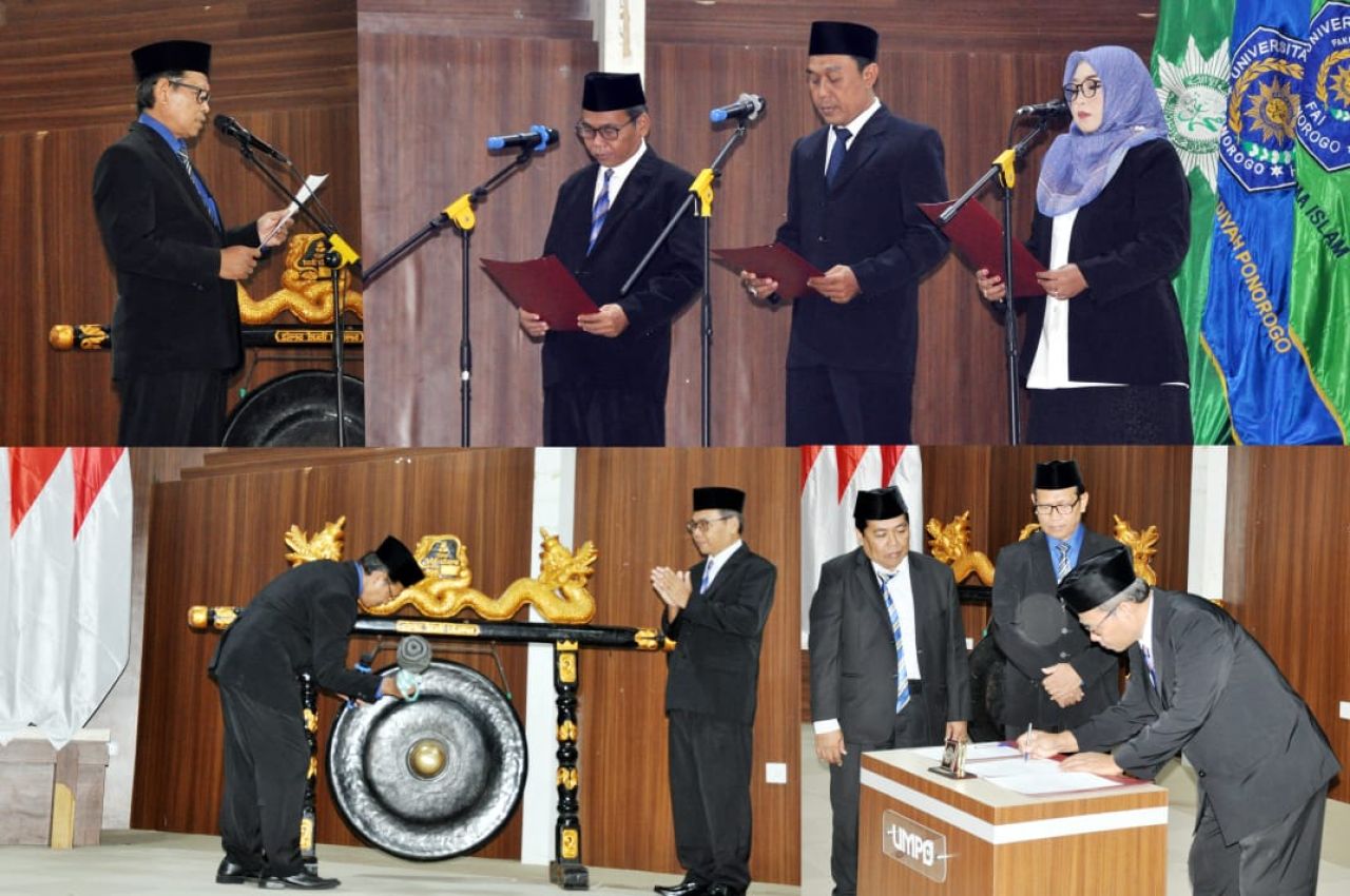 Rektor Universitas Muhammadiyah Ponorogo Lantik 3 Wakil Rektor