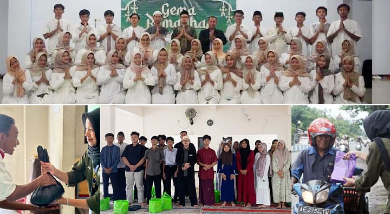 Bagi Takjil Gema Ramadhan Wujud Kepedulian SMAN 3 Ponorogo