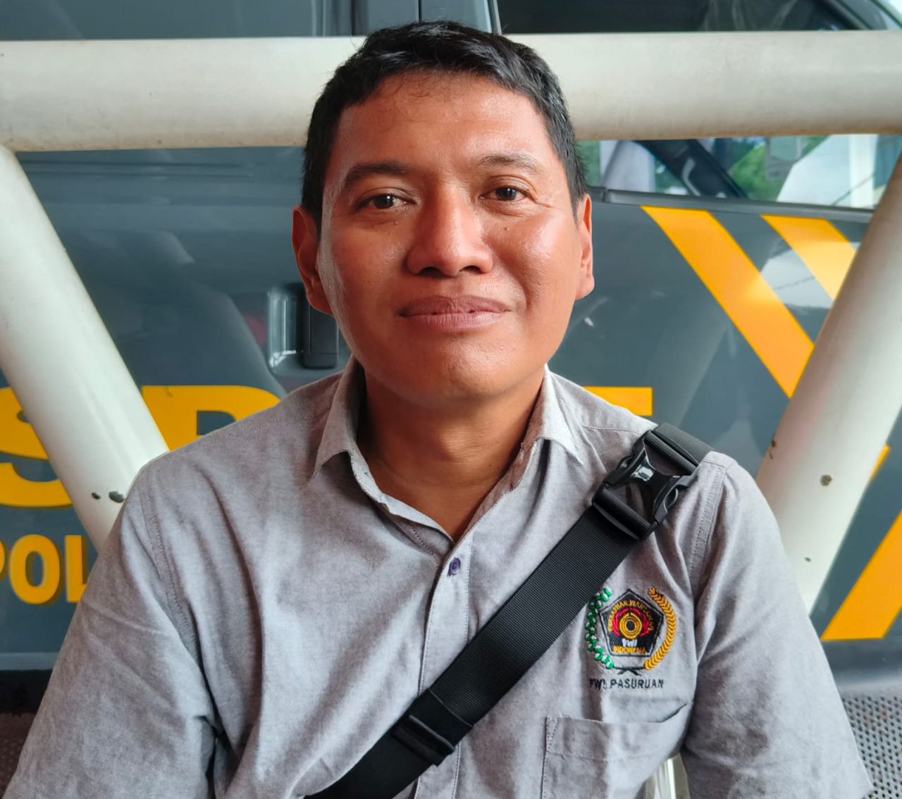 Ketua PWI Pasuruan, Ziaul Haq atau kerap disapa Paul