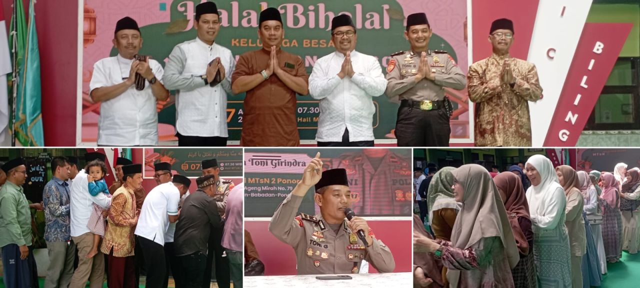 Halal Bi Halal Keluarga Besar MTs. Negeri 2 Ponorogo Jalin Kekompakan dan Kebersamaan