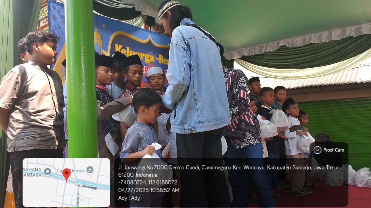 DPD Gempar Sidoarjo santuni anak yatim piatu