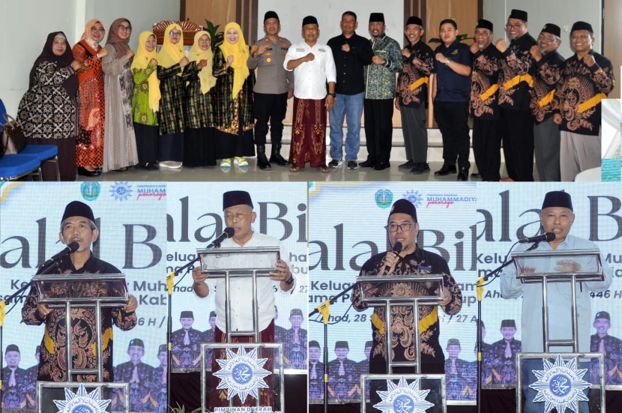 Bupati Hadiri Halal Bi Halal PDM Ponorogo, Dorong Peradaban Yang lebih Bagus