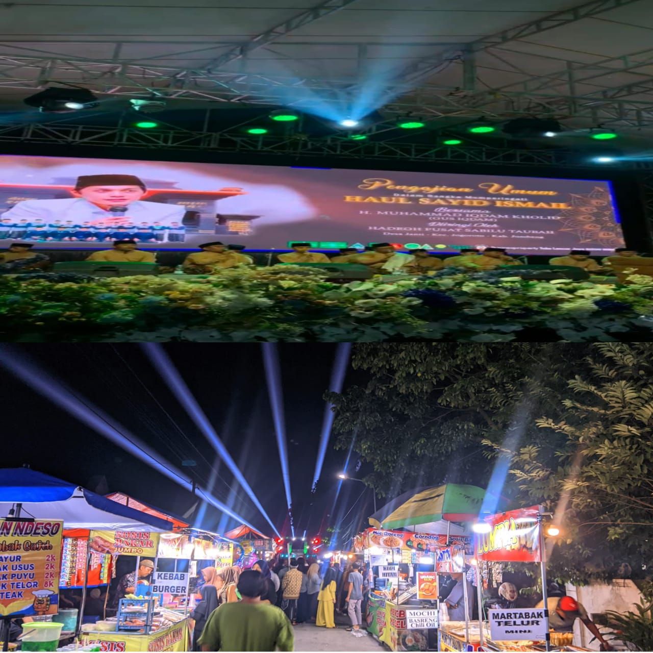 Puluhan Ribu Jama'ah Hadiri Pengajian Gus Iqdam Dalam Rangka Memperingati Haul Mbah Sayid Ismail