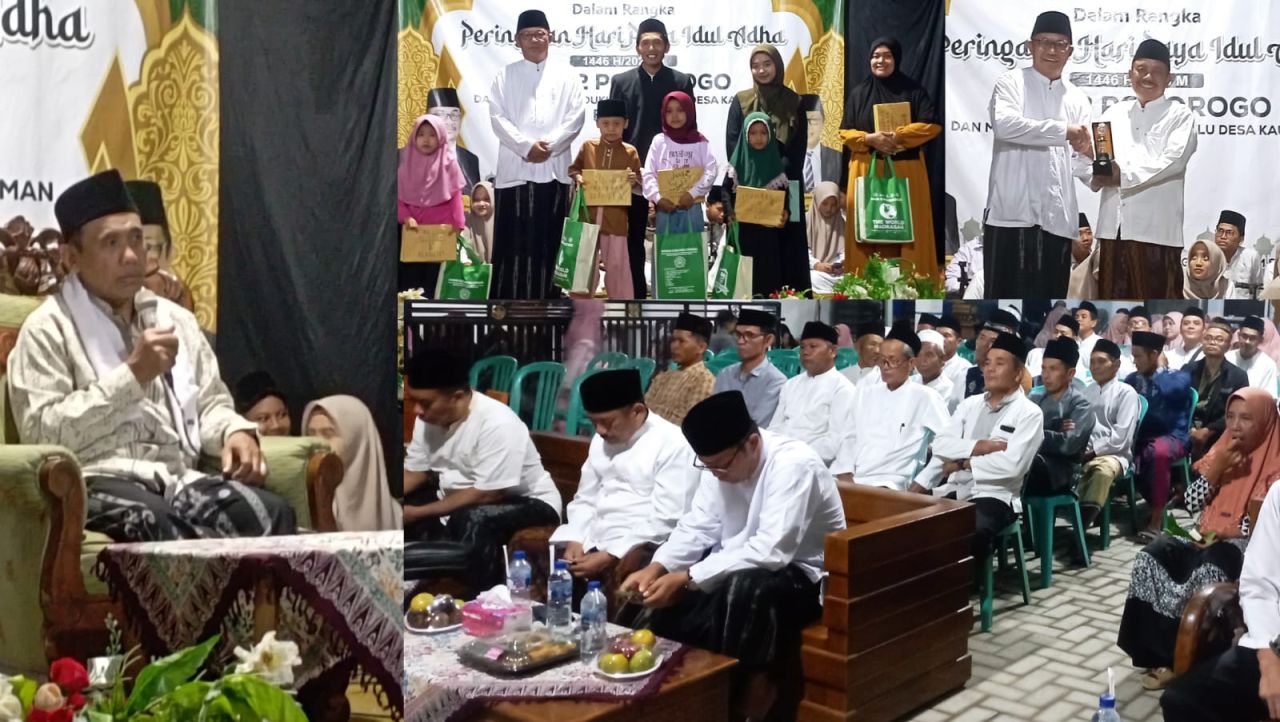 MAN 2 Ponorogo Rayakan Idul Adha dengan Pengajian dan Penyembelihan Kurban