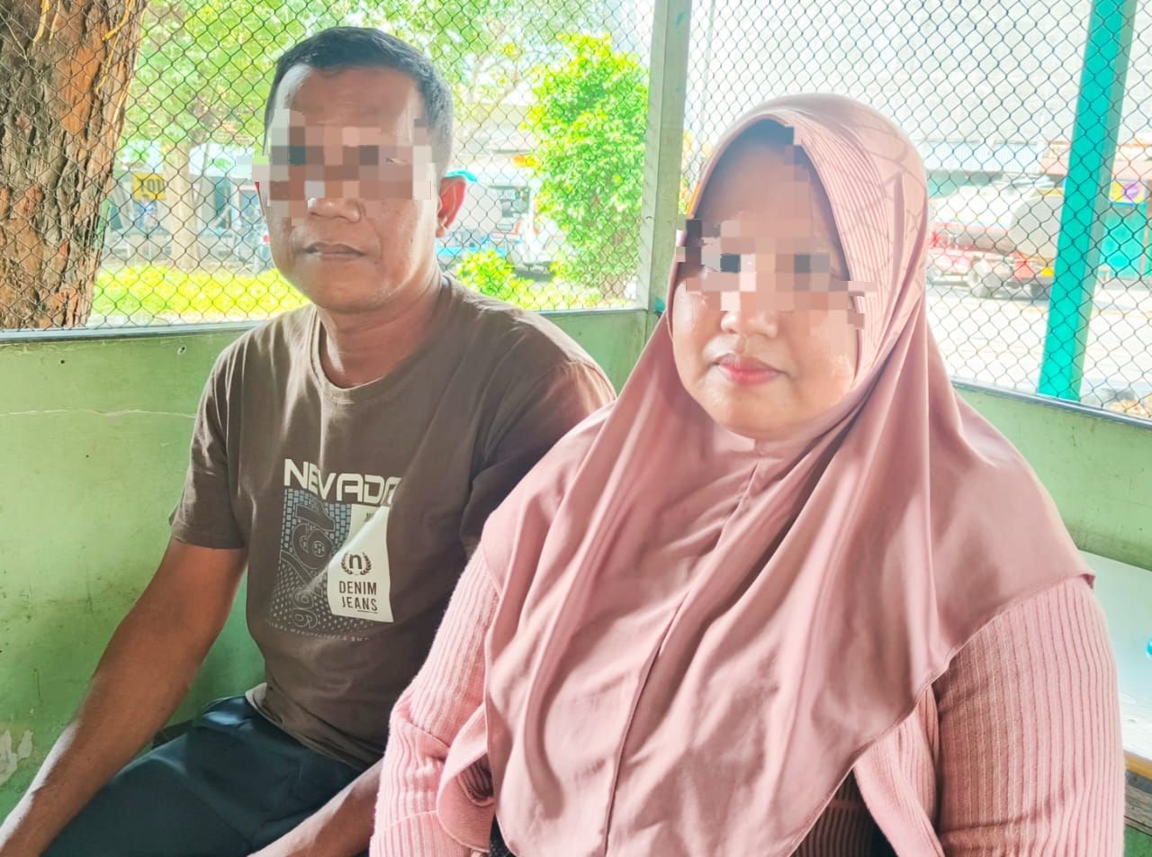 Pasangan suami istri asal Desa Plinggisan inisial W dan SF (ist)