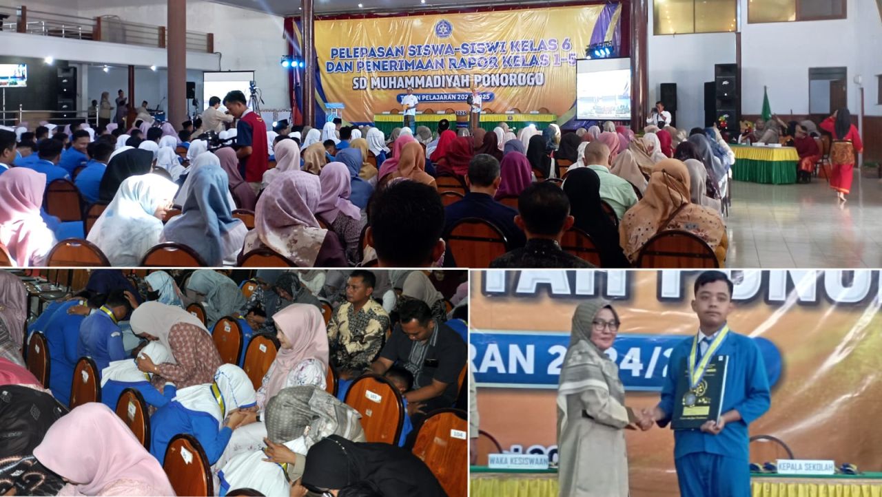 Sungkeman Tandai Pelepasan Siswa Kelas 6 SD Muhammadiyah 1 Ponorogo Penuh Prestasi