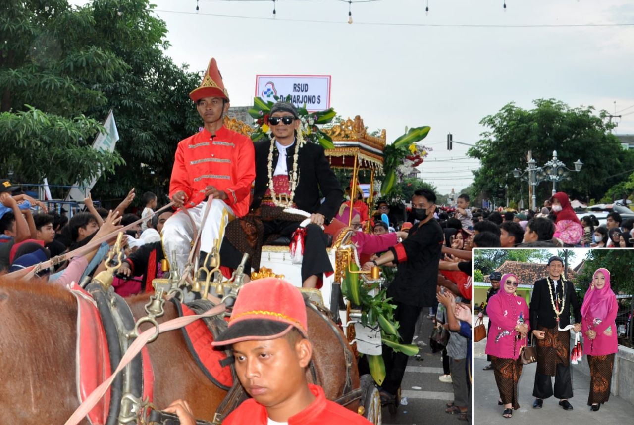 RSUD dr. Hardjono Ikuti Kirab Pusaka Lintas Sejarah Tebar Senyum Green Hospital dan Hospital Turism