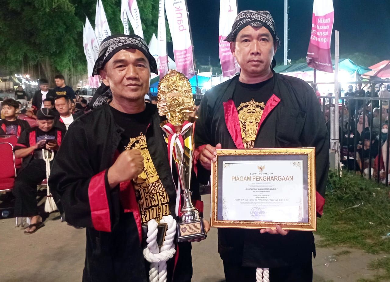 Reog Gajah Manggolo SMAN 1 Ponorogo Masuk Penyaji dan Penata Tari Terbaik di FNRP XXX th 2025