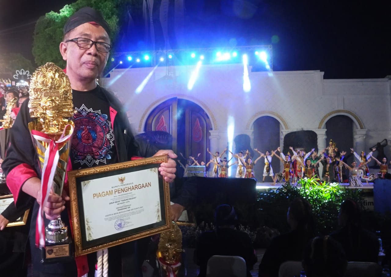 Reog Taruno Mudho SMPN 1 Jetis Raih Juara 8 di FRR XXI tahun 2025