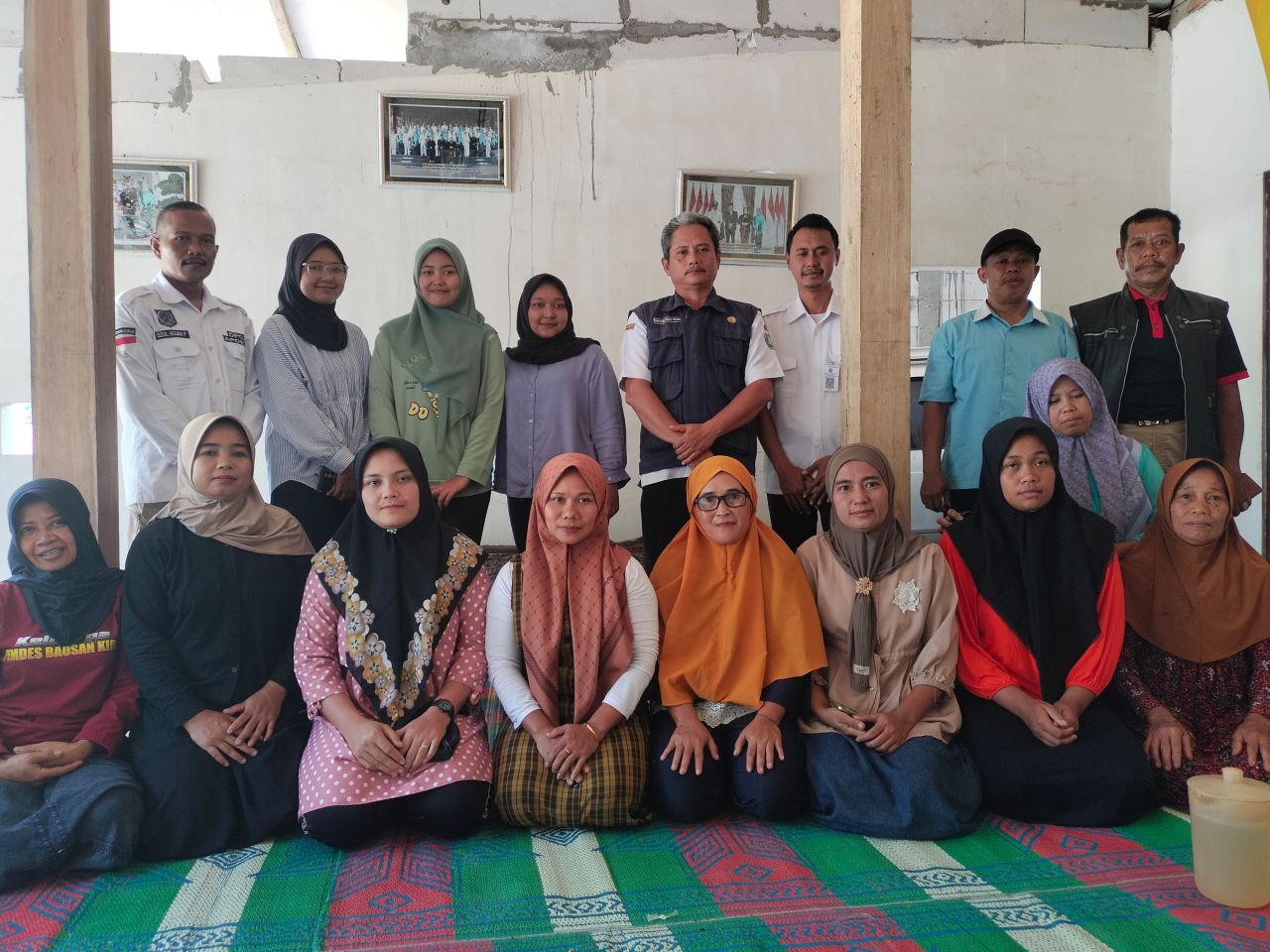 Foto bersama KWT BKAC bersama PPL Kec. Ngrayun